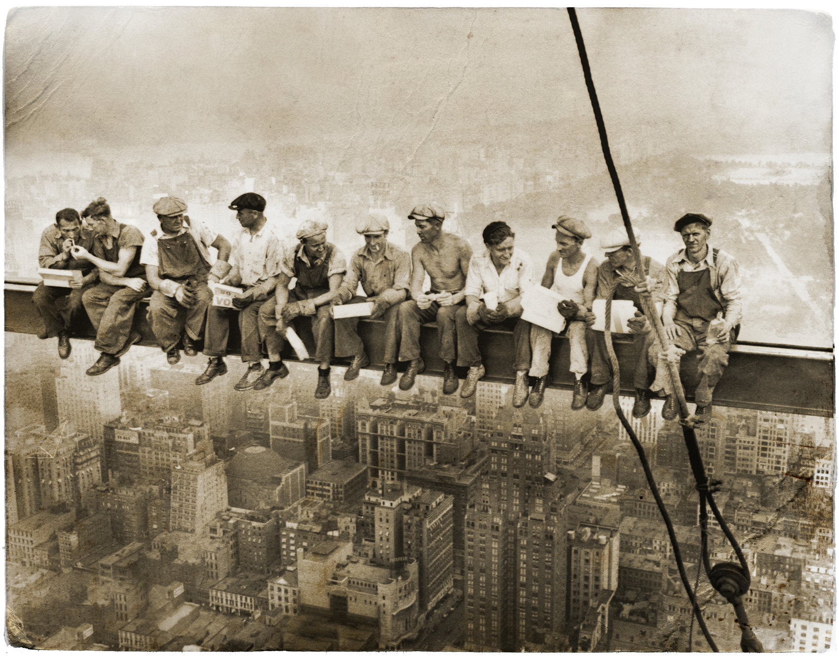 I famosi “Men at Work” a New York